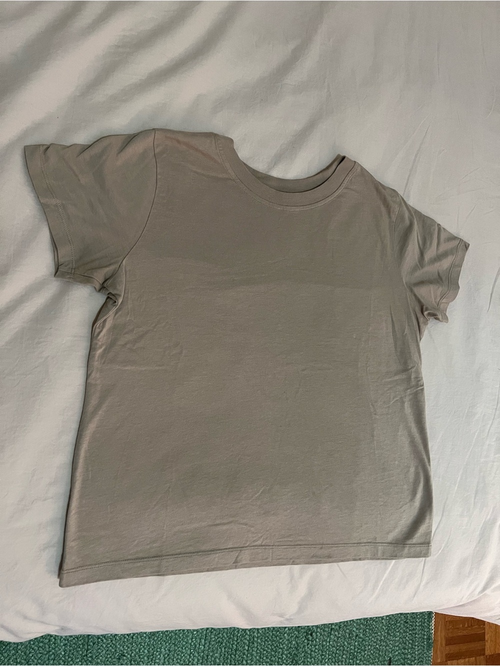 100% cotton beige tshirt Signe brand size small